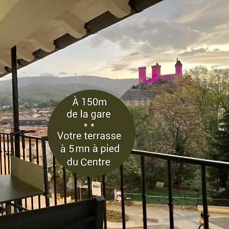 Aux 4 Logis Appart-Hotel - Studio Le Roof - Une Vue Splendide - Petit Dejeuner Inclus 1Ere Nuit Foix Exterior photo