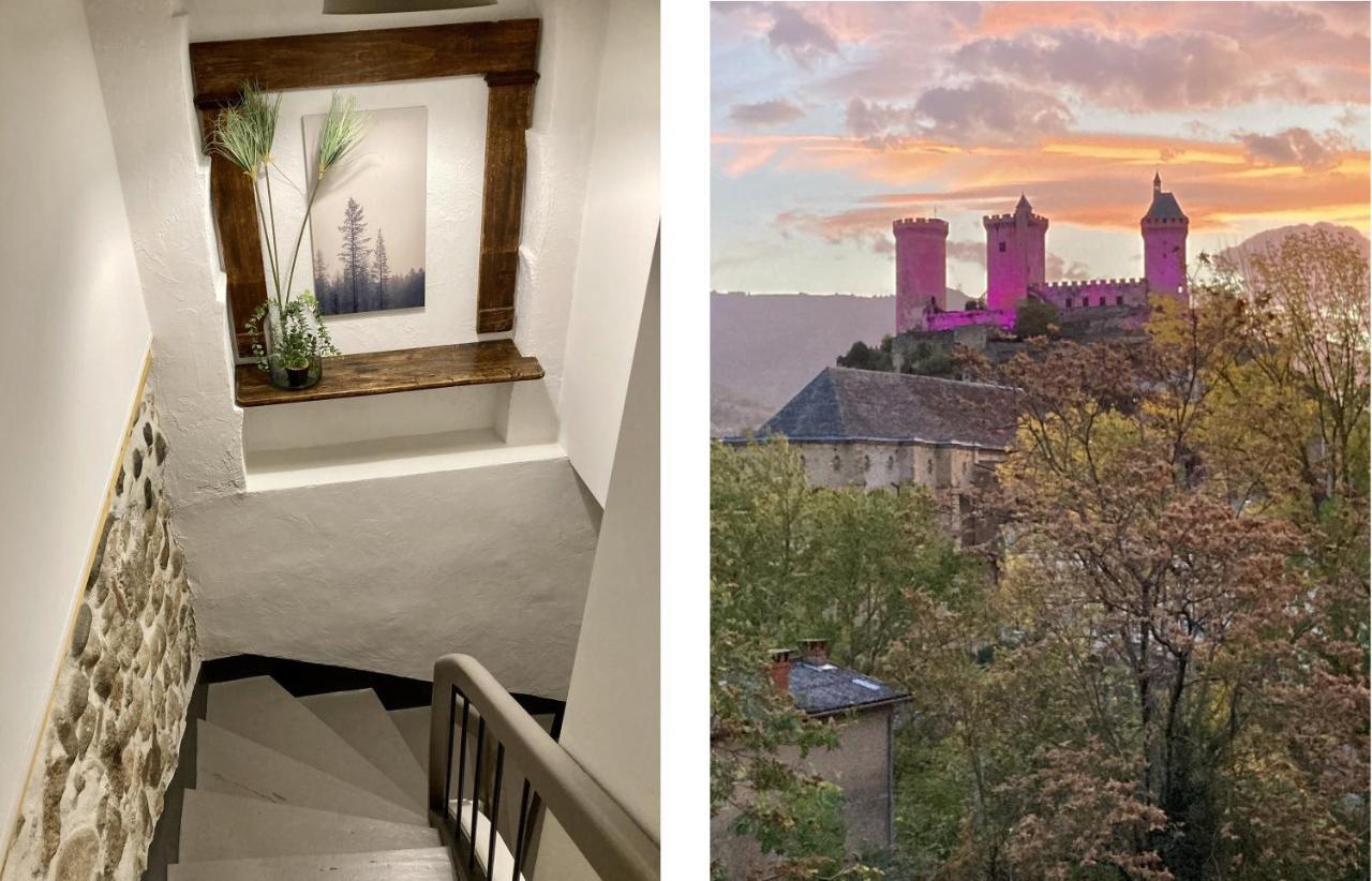 Aux 4 Logis Appart-Hotel - Studio Le Roof - Une Vue Splendide - Petit Dejeuner Inclus 1Ere Nuit Foix Exterior photo